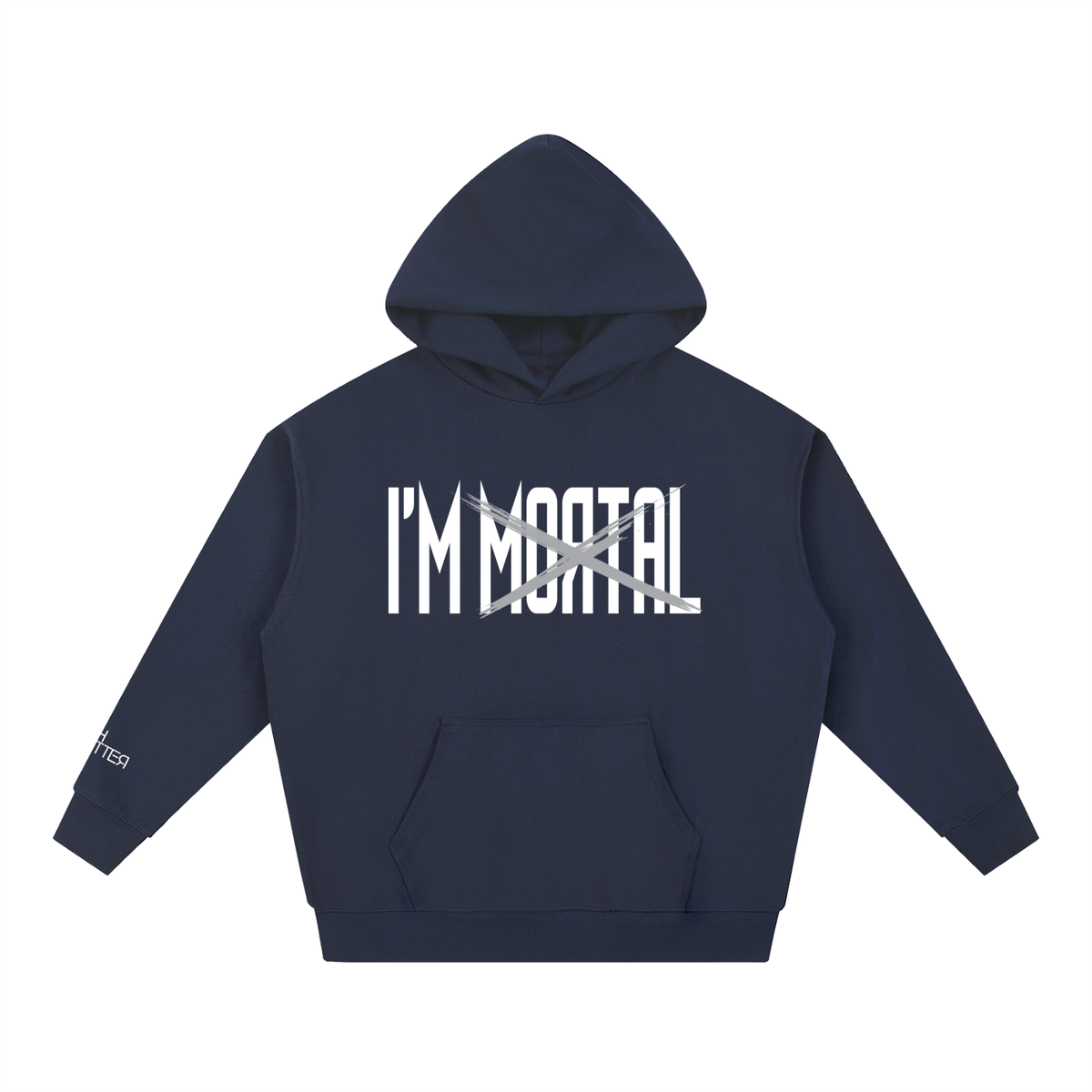 "EXODUS 3:14" HOODIE (NAVY)