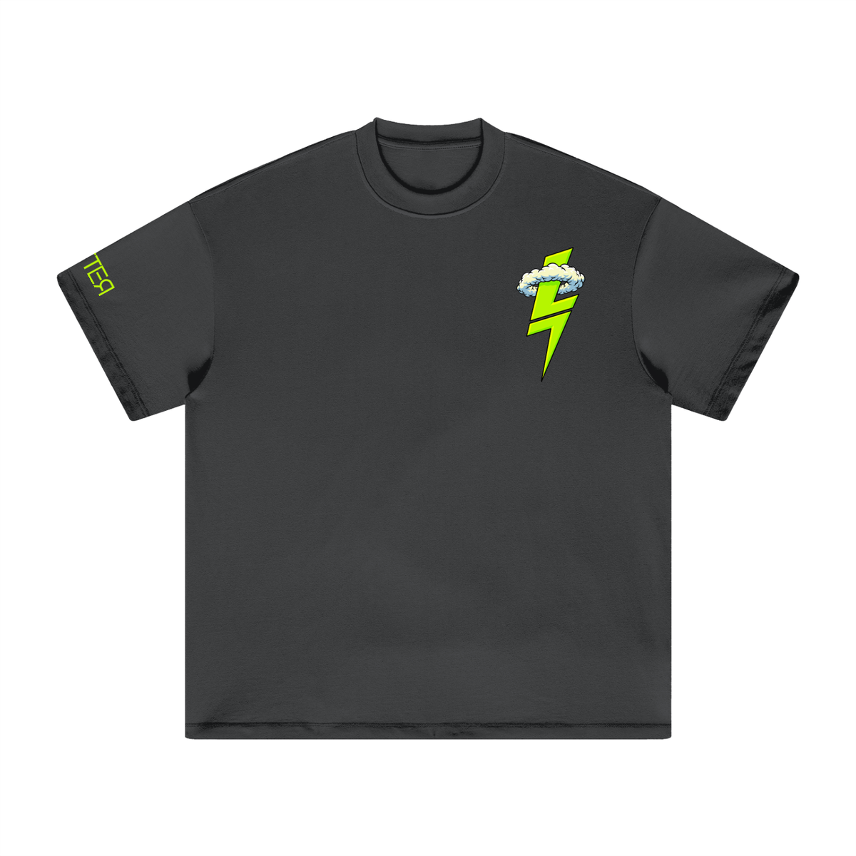 "DIVINE SPARK" TEE (CARBON GRAY)