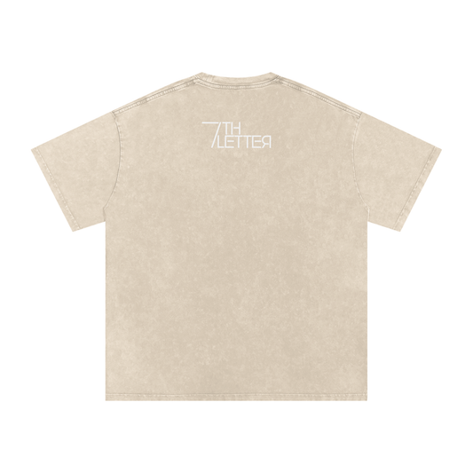 "EXODUS 3:14" SNOW WASHED TEE (APRICOT)